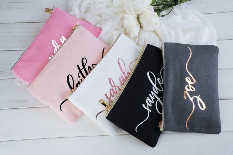 Personalized cosmetic bags cheap hot sale